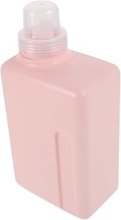 Laundry Bottle Dispenser Refillable Liquid Container for Detergent Cleaning Agents Travel Durable Pe Material Space Saving Design for Easy Organization