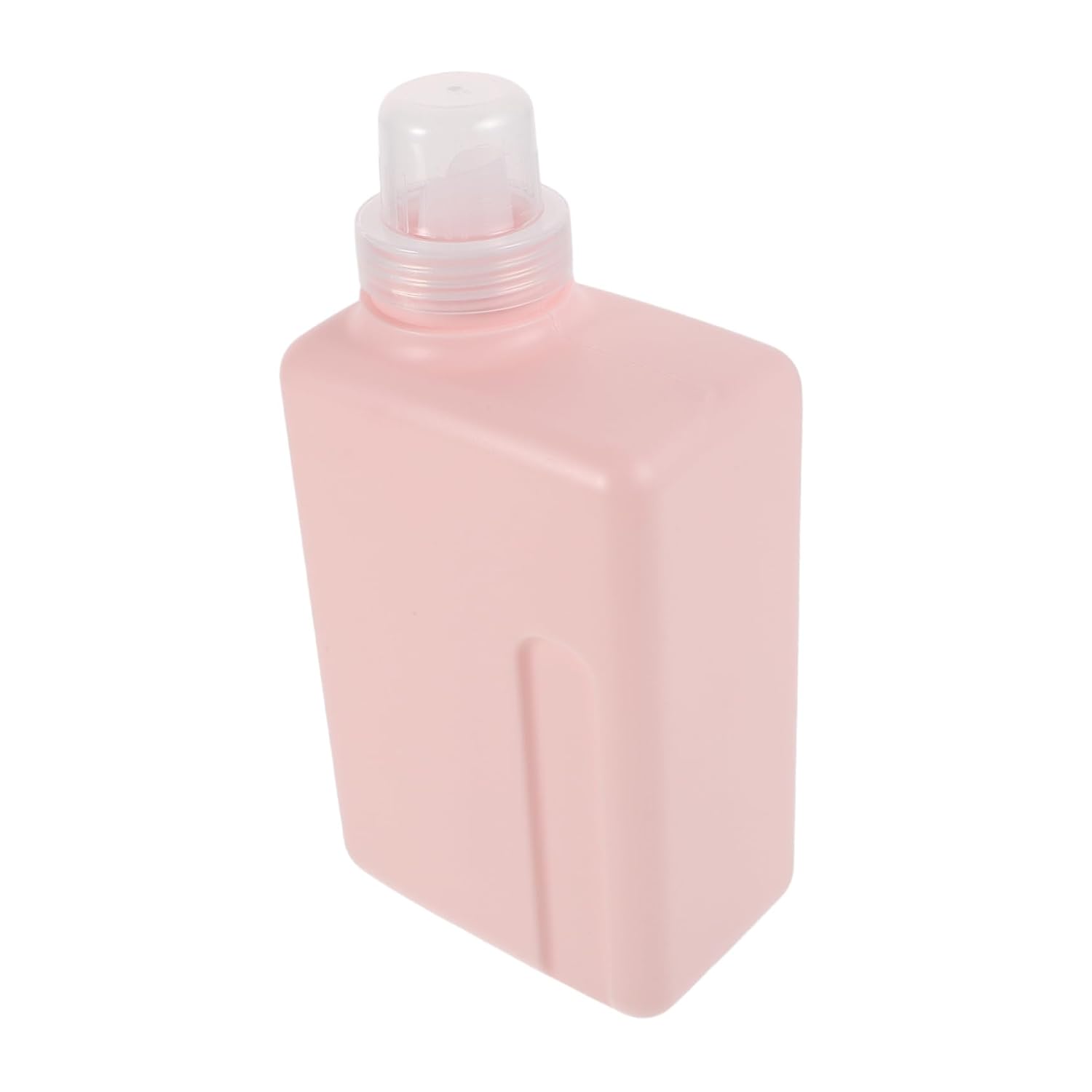 Healeved Laundry Bottle Dispenser Refillable Liquid Container for Detergent Cleaning Agents Travel Durable Pe Material Space Saving Design for Easy Organization