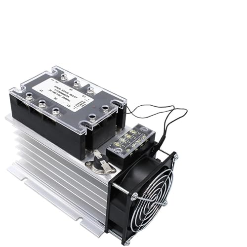 Relais statique triphasé électronique avec radiateur 380V 40A DC-AC