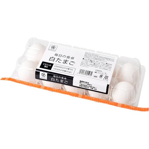 青森産　にわとりの白たまご殻L×120ケ Amazon | スマイルライフ 毎日の食卓白たまご 10個入 | スマイルライフ