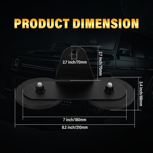 Barra LED tipo B Willpower con soporte magnético robusto para camiones 2