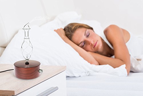 Aromis Aromatherapy Diffuser - Professional Grade - Wood And Glass (Solum Nox Vitis), Premium, Essential Oil Diffuser, Nebulizer, Professional Machine, Waterless #TOP5