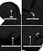 GEEK LIGHTING Hoodies for Men Heavyweight Fleece Sweatshirt - Full Zip Up Thick Sherpa Lined All black XL