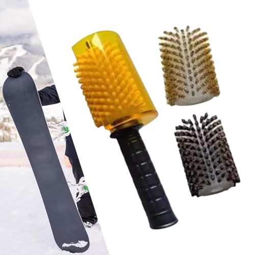 Cepillo de rodillo eficiente para snowboard kit de 3 cepillos con mango ergonómico 7