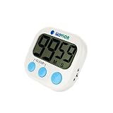 Glovion Large Display and Buttons Digital Kitchen Cooking Memory Timer(Colorful Color with Lanyard)