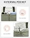 LOVEVOOK Puffer Tote Bag for Women, Lightweight Work Bag, Water-resistant Travel Tote Bag for Daily, Large Shoulder Bag with Zipper, Carry On Handbag for Teacher, Nurse, Gym, 2Pcs