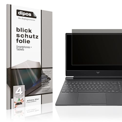 dipos I Protection écran de Confidentialité compatible avec HP Victus Gaming Laptop Protecteur d&rsquo;écran Privacy Anti-Espion