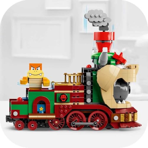 Image of LEGO Super Mario Bowser Express - Interactive Toy Train with 2 Stations and 6 Characters including a Martelkoopa and 2 Goomba, Gift Idea for Gamers, Children and Girls from 9 Years and Up - 71437