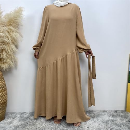 Robe musulmane ample avec hijab pour faciliter la prière arabe