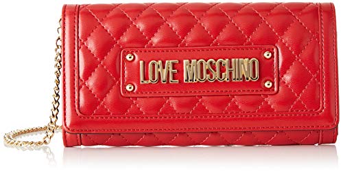 Preisvergleich Produktbild Love Moschino Unisex-Erwachsene Jc5601pp18la0500 Geldbeutel, Rot (Rosso), 9x3x19 Centimeters
