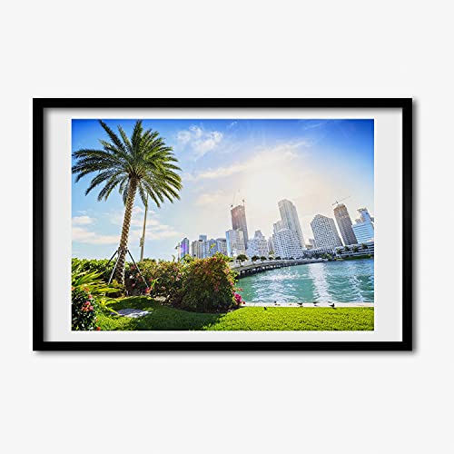 Cadre en bois moderne 60x40 cm Tulup pour remplacer les posters sans relief