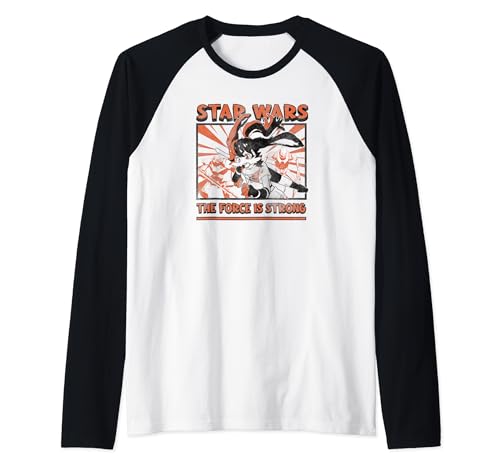 Star Wars Visions T-shirt Raglan Strong Force Idéal pour Vos Soirées Streaming Geek