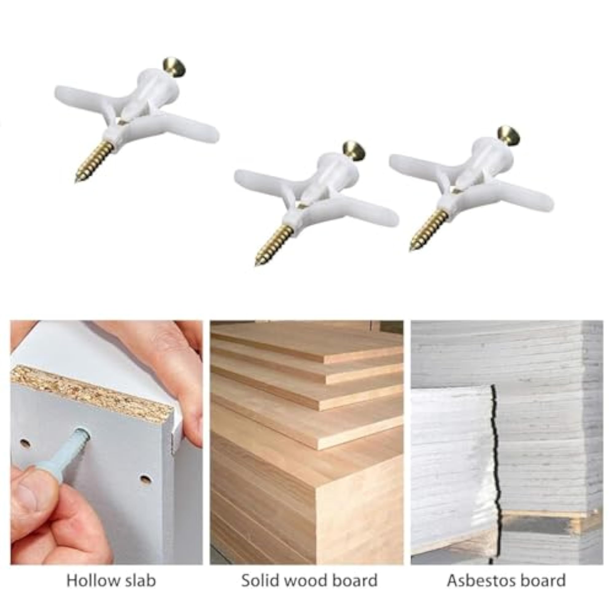 Plastic Sleeve Wall PVC Gitti Rawl Plug Jacket for Screws, Pack of 200