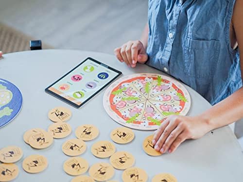 Captain Smart Educational Game for Kids, Cooking | Family Game, Food, Dishes, Cousine | Board Game For 3 Year Old Boys & Girls (3+) | 1-4 Players | Gift for Children 3 Year | English Learning Toy