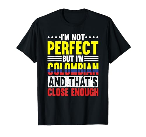 Colombian Roots Outfit Funny Colombia Heritage For Men T-Shirt