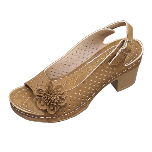 Sandales Femme Talon Chaussures Ete Escarpins Petit Chaussure Mariage Dorée Plateforme Compensée Orthopediques Femmes Noir Tong Compensées Sandale Cuir...