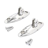 Mxeol Bimini Swivel Mount Quick Release Hinge Stainless Steel Pair