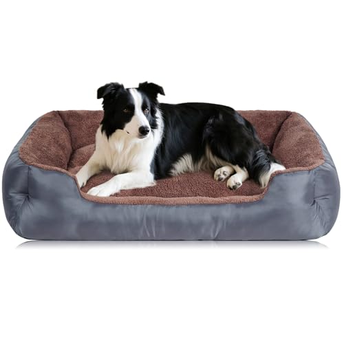 Dog Bed for Medium Size Dogs, Pet Couch Bed with Durable Fabric and Anti-Slip Bottom
