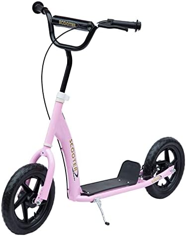 HOMCOM Kids Scooter Street Bike Bicycle for Teens Ride on Toy w/ ...