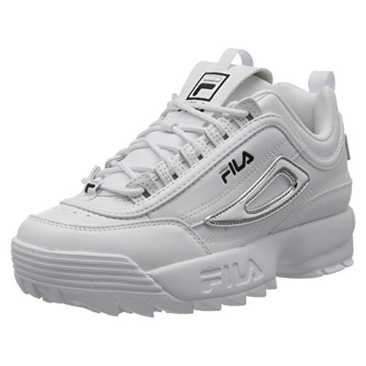 FILA Disruptor M Wmn sneakers för kvinnor, Vit - Vitt silver - 39 EU