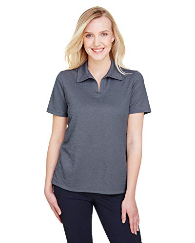 Devon & Jones Crownlux Performance™ Ladies' Address Melange Polo Xl Navy Heather #TOP13
