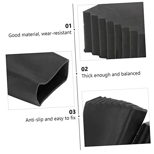 NOLITOY 8 Peças Capa De Pé De Escada Antiderrapante Pés De Substituição Almofada De Escada Pés Antid