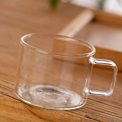 Inovique Enterprises Nirvana 8-Piece Borosilicate Glass Transparent Teaset | 1L Stovetope Safe Kettle & 6x130ml Cups with Wooden Tray | Perfect for Tea and Coffee 4
