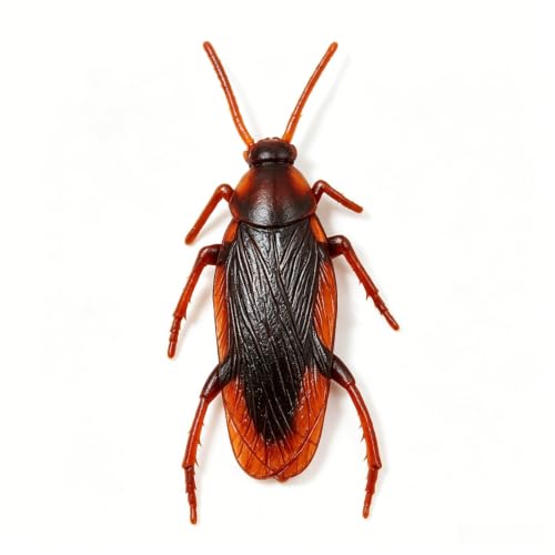 Cooplay 30PCS Prank Fake Big Cockroach Roach Insects Mock Joke Toys Prank Scary Trick Bugs for Halloween Party April Fools' Day Christmas Party
