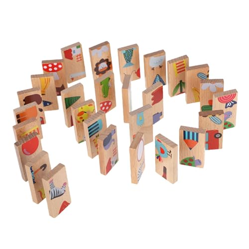 Generic Jouet de Puzzle en Bois, Blocs de Blocs Bois Lisses, Apprenants Efficaces Haute qualité Adolescents Enfants pour bébé
