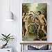 Jesus Faith Belief Religion The Baptism of Christ Wall Art Poster Scroll Canvas Painting Picture Living Room Decor Home Framed/Unframed 08x12inch(20x30cm)