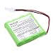 Battery2go - 1 year warranty - 4.8V Battery For OMRON HEM-907XL, HEM-907, MGH00124, 48H907N, 48H907N-AU, 48H907NE