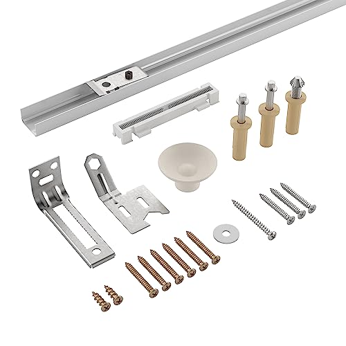 Image of Richelieu | Onward 48-inch Bi-Fold Sliding Single Door Hardware Kit, White