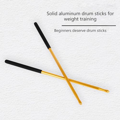 Par de baquetas de aluminio 5A para batería y percusión miniatura 6