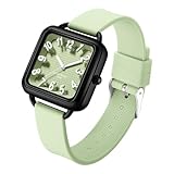 Findtime - Reloj analógico digital para mujeres, de cuarzo, para adolescentes, impermeable, 3 ATM, correa deportiva de acero inoxidable, cómoda cronógrafo, esfera luminosa, estilo moderno, ideal para