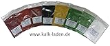 Pigmente Proben-Set Oxidfarben 8 Beutel mit je ca. 10g