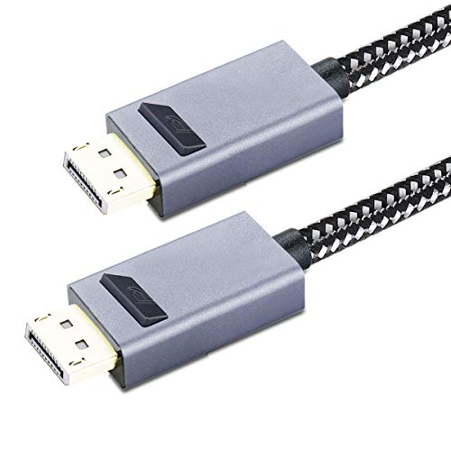 DisplayPort to DisplayPort Cable, Benfei 6 Feet DP to DP Cable with Gold-Plated Cord, Nylon Braided, Supports 4K@60Hz, 2K@144Hz Compatible for Lenovo, Dell, HP, ASUS and More