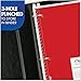 Mead Spiral Notebooks, 24 Pack, 1 Subject, College Ruled Paper, 7-1/2
