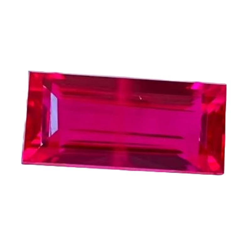 Pierre de saphir rose émeraude 17x8x7mm naturelle pour la création et la fabrication de bijoux DIY