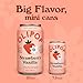 OLIPOP Minis Prebiotic Soda Pop, Strawberry Vanilla, Pantry Pack Packed with Prebiotics, Fiber, and Botanicals, Gluten Free, GMO Free, 7.5oz (6-Cans)
