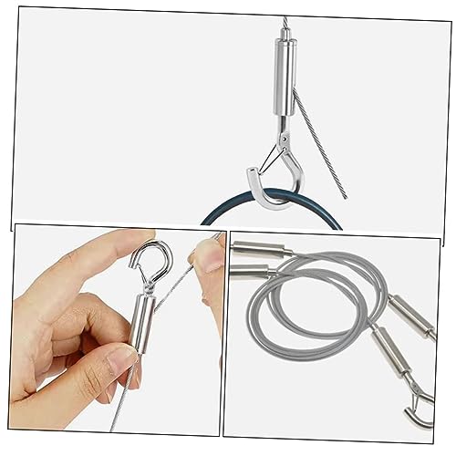 Image of 2pcs Picture Hanging Hardware Heavy Duty Stainless Steel Wire for Pictures Frames Easy to Install Crafting Tool for Home Decor