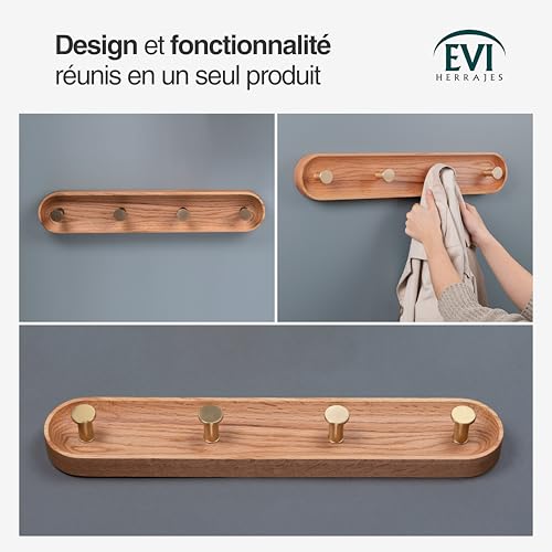 Patère murale design pour créer une entrée chaleureuse