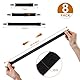 LIHAO 8 × Bettlakenspanner Verstellbarer Betttuchspanner mit Clip Bettlaken Spanner Spannbettlaken Halter für Bettlaken Leintuch Matratze Bügelbrett Sofa (Schwarz)