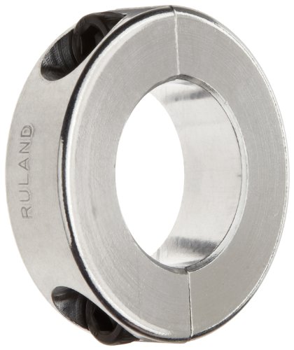Ruland MSP-30-A Two-Piece Clamping Shaft Collar, Aluminum, Metric, 30mm Bore, 54mm OD, 15mm Width