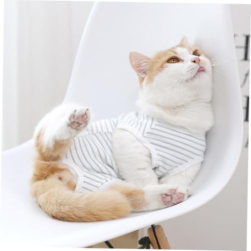 Traje protector para gatos de algodón selecto LOLIPPYY XL 8