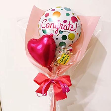 Amazon ミニメッセージバルーンブーケ Congrats 風船 バルーン おもちゃ