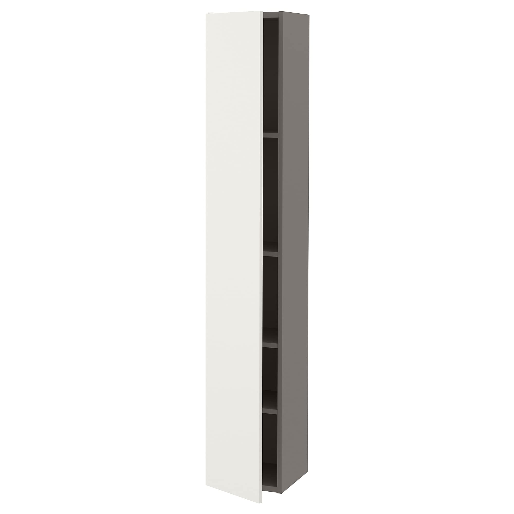 Meuble ENHET gris et blanc pour organiser votre salle de bain ou buanderie