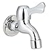 Omabeta Robinet de Salle de Bain Robinet d'eau de Jardin Simple Froid Petit Robinet à Ouverture Rapide matériel Durable pour Cuisine