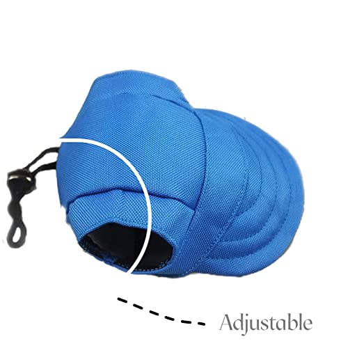 Nuatptin 3 Pieces Dog Baseball Cap With Ear Holes For Sun Protection, Breathable Outdoor Pet Visor Sunbonnet Outfit For Puppy, Adjustable Drawstring Dog Sport Hat For Small Medium Large Dogs Kitten #TOP2