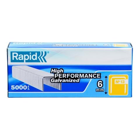 Rapid 23391100 1/4-Inch 19 Series Fine Wire Staples with R19E and R23, 5000 Per Box , Gray Cover
