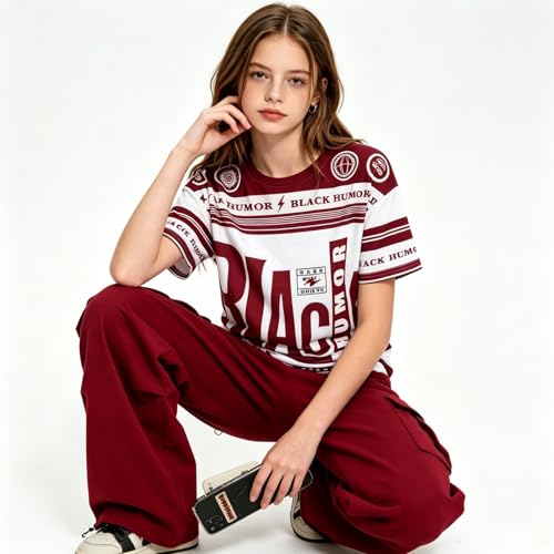 Image of Girls Clothes 2 Piece Short Sleeve T-Shirt Tops & Camo Pants Spring Summer Casual Outfits for Teen Tween Girl 7-14Y
